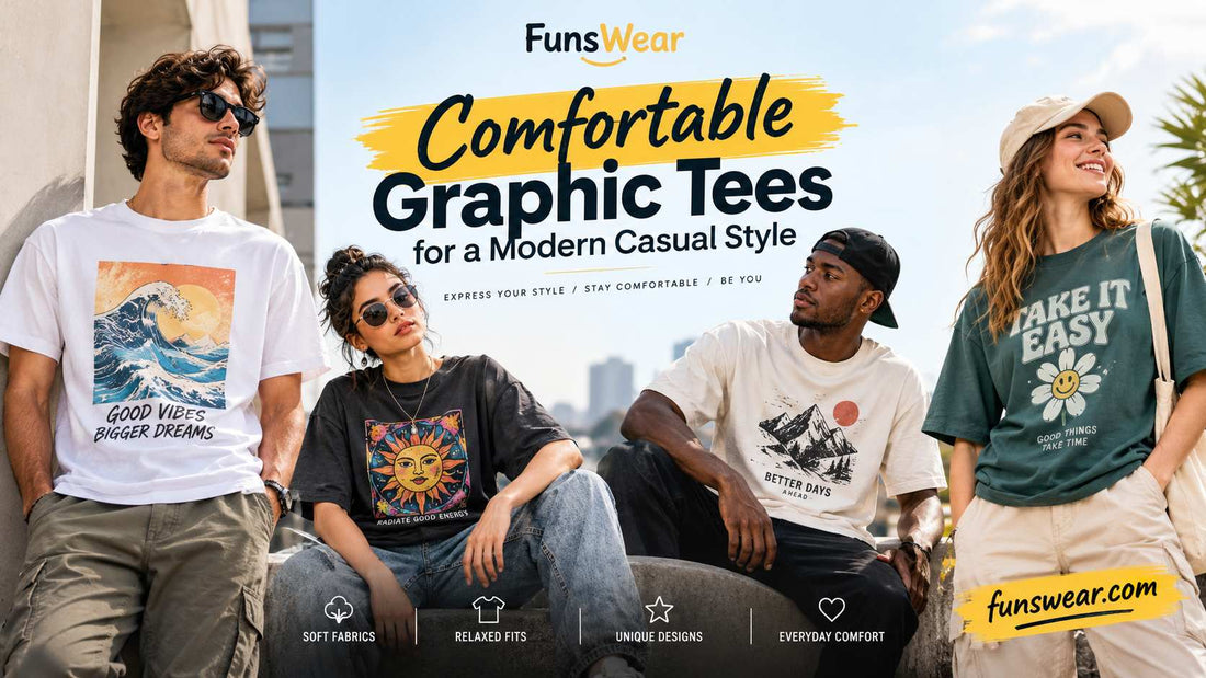 Comfortable Graphic Tees for a Modern Casual Style