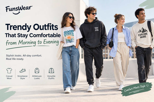Trendy Outfits That Stay Comfortable from Morning to Evening