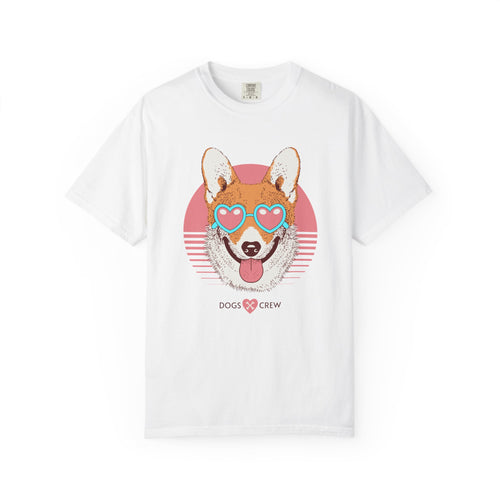 Corgi Heart Sunglasses Dogs Crew Graphic T-Shirt Casual Wear Shop the Corgi Heart Sunglasses Dogs Crew Graphic T-Shirt Casual Wear for a playful, comfortable look made for devoted dog lovers. Show off your corgi obsession with the Corgi Heart Sunglasses Dogs Crew Graphic T-Shirt Casual Wear, featuring a fun graphic and easy style. Buy the Corgi Heart Sunglasses Dogs Crew Graphic T-Shirt Casual Wear—a charming everyday tee for corgi fans who love casual comfort.