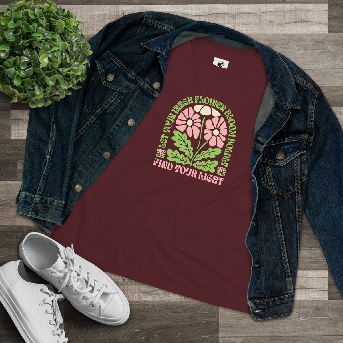 Let Your Inner Flower Bloom Boldly Groovy Women's Relaxed T-Shirt Let Your Inner Flower Bloom Boldly Groovy Women's T-Shirt brings retro floral flair and comfy style to your everyday wardrobe. Express your free spirit in the Let Your Inner Flower Bloom Boldly Groovy Women's T-Shirt, a vibrant retro tee made for standout style. Shop the Let Your Inner Flower Bloom Boldly Groovy Women's T-Shirt for a playful vintage-inspired look full of color, confidence, and charm.