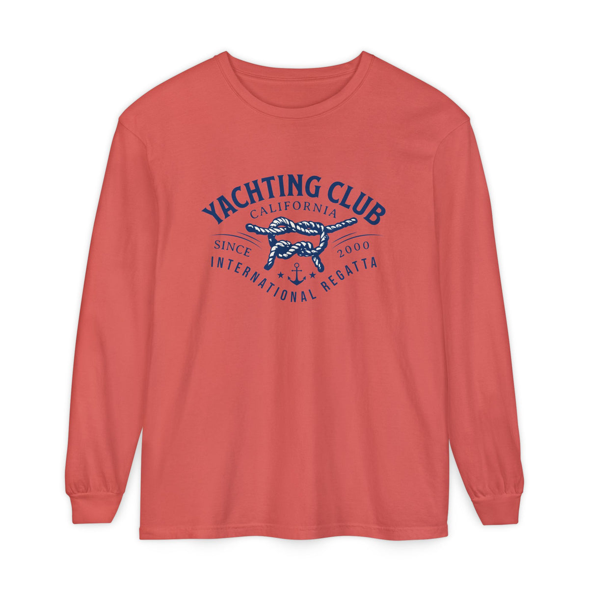 Shop unique Yachting Club California Regatta Long Sleeve Tee Shirt Casual Wear, designed for laid-back coastal style, comfort, and versatile wear. Get the Yachting Club California Regatta Long Sleeve Shirt and bring timeless sailing-inspired style to your casual wardrobe. Buy Yachting Club California Regatta Long Sleeve Tee Shirt for a classic nautical look, breathable comfort, and easy everyday style.
