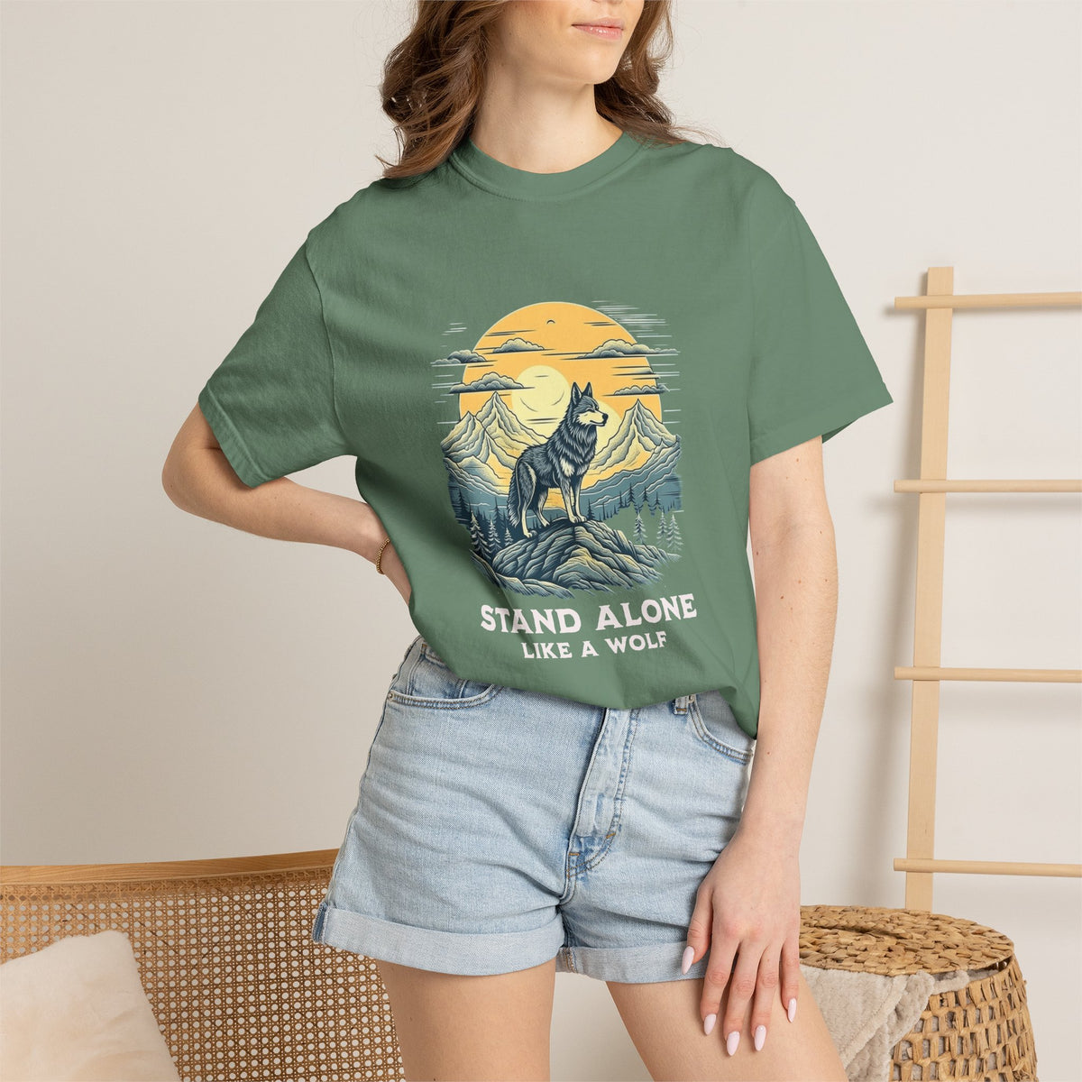 Stand Alone Like A Wolf T-Shirt for Casual Wear delivers bold style, soft comfort, and an effortless fit for everyday confidence. Shop the Stand Alone Like A Wolf T-Shirt for Casual Wear for a comfortable, versatile graphic tee that elevates any laid-back look. Find your edge with the Stand Alone Like A Wolf T-Shirt for Casual Wear, made for relaxed comfort and standout street-ready style.