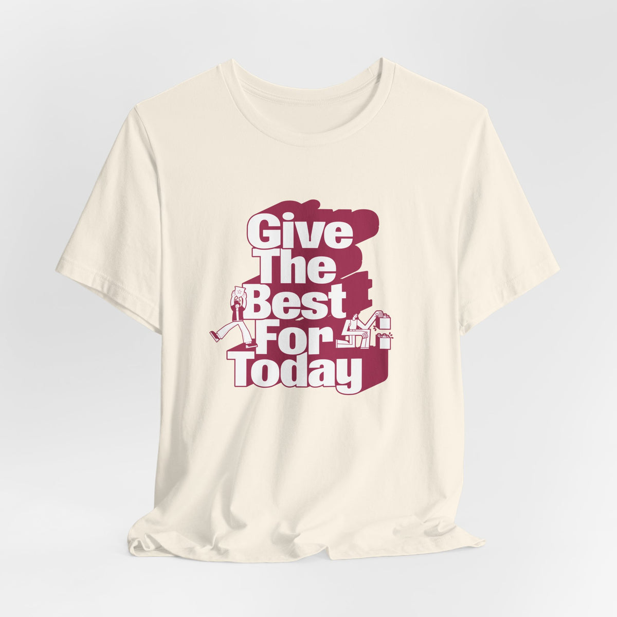 Give The Best For Today Motivational Quote T-Shirt Casual Outfits Wear your mindset with the Give The Best For Today Motivational Quote T-Shirt, featuring an inspiring message for everyday motivation. Shop the Give The Best For Today Motivational Quote T-Shirt, a comfortable, uplifting tee designed to inspire positive action every day. Buy the Give The Best For Today Motivational Quote T-Shirt—a stylish daily reminder to stay focused, optimistic, and ready to do your best.