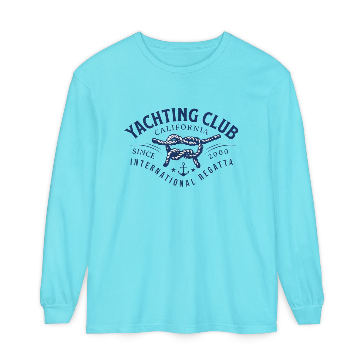 Shop unique Yachting Club California Regatta Long Sleeve Tee Shirt Casual Wear, designed for laid-back coastal style, comfort, and versatile wear. Get the Yachting Club California Regatta Long Sleeve Shirt and bring timeless sailing-inspired style to your casual wardrobe. Buy Yachting Club California Regatta Long Sleeve Tee Shirt for a classic nautical look, breathable comfort, and easy everyday style.