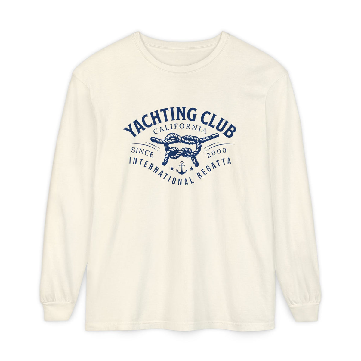 Shop unique Yachting Club California Regatta Long Sleeve Tee Shirt Casual Wear, designed for laid-back coastal style, comfort, and versatile wear. Get the Yachting Club California Regatta Long Sleeve Shirt and bring timeless sailing-inspired style to your casual wardrobe. Buy Yachting Club California Regatta Long Sleeve Tee Shirt for a classic nautical look, breathable comfort, and easy everyday style.