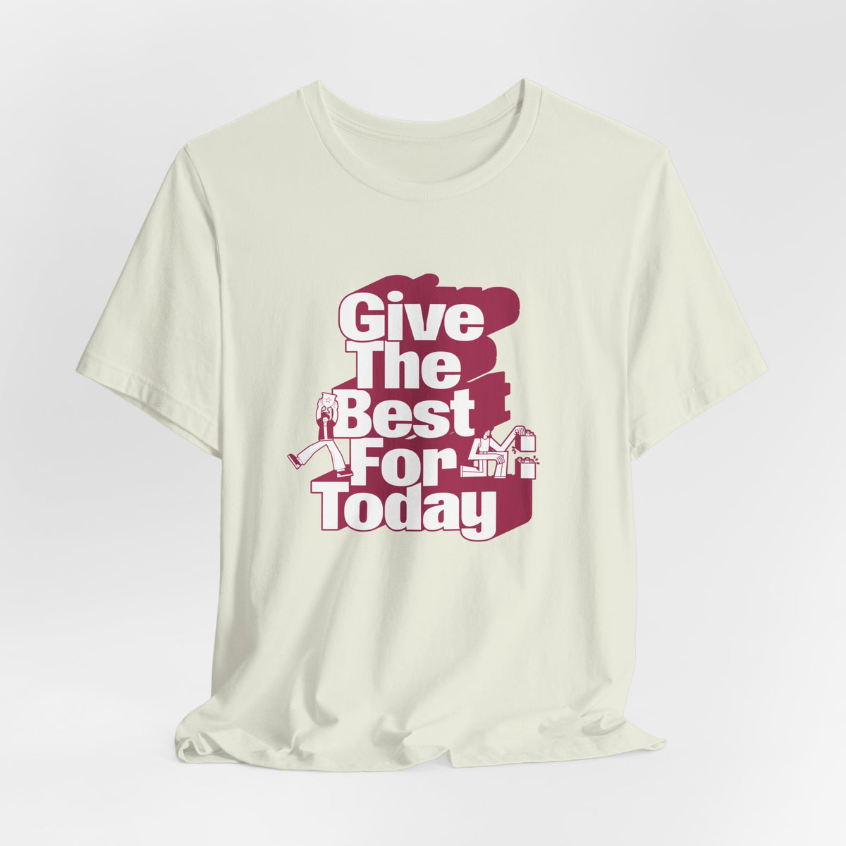Give The Best For Today Motivational Quote T-Shirt Casual Outfits Wear your mindset with the Give The Best For Today Motivational Quote T-Shirt, featuring an inspiring message for everyday motivation. Shop the Give The Best For Today Motivational Quote T-Shirt, a comfortable, uplifting tee designed to inspire positive action every day. Buy the Give The Best For Today Motivational Quote T-Shirt—a stylish daily reminder to stay focused, optimistic, and ready to do your best.