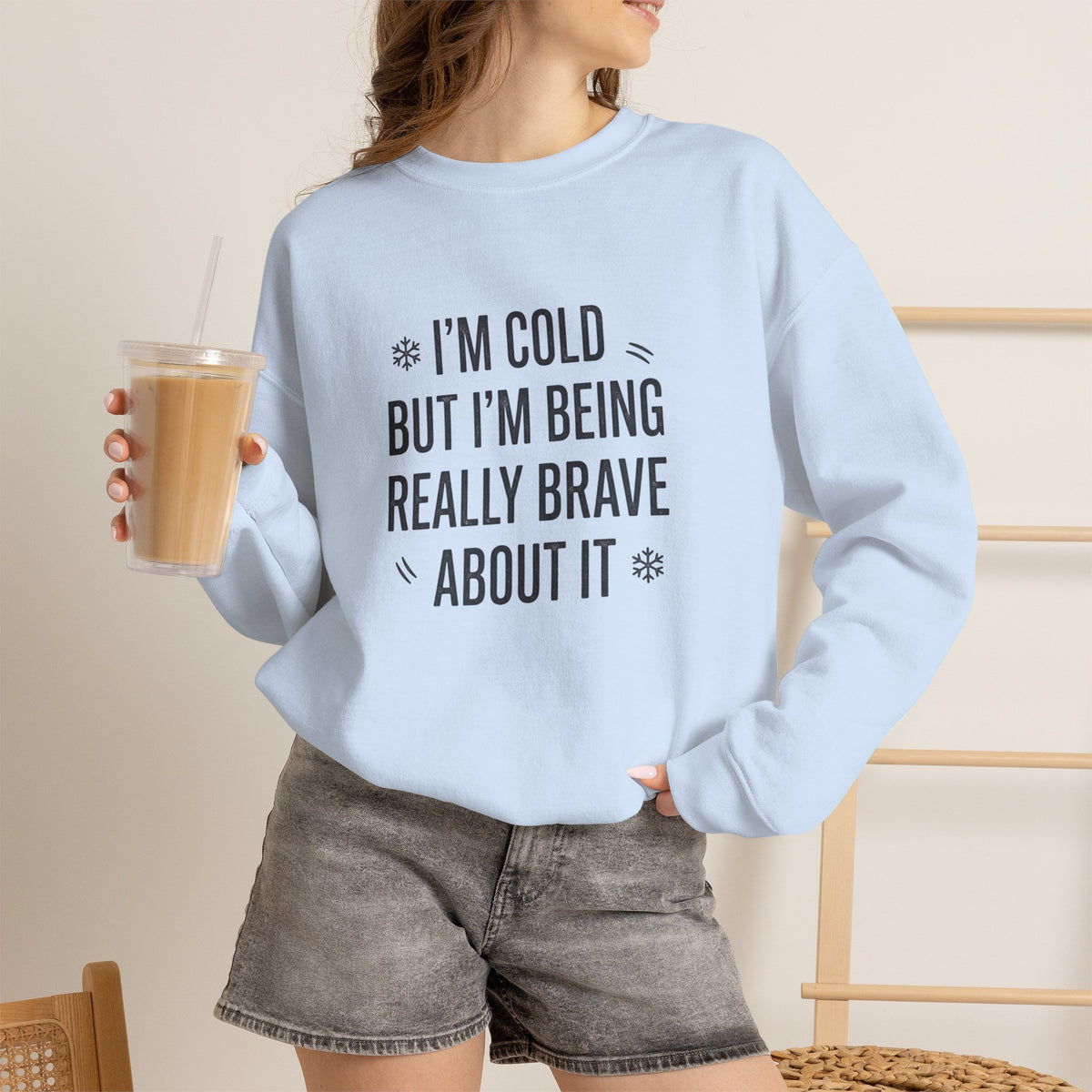 Stay warm and stand tall in a Funny Cold Weather Sweatshirt with Brave Spirit Casual Wear—an ideal layer for chilly adventures and fearless humor. Shop a Funny Cold Weather Sweatshirt with Brave Spirit, made for frosty days, bold laughs, and cozy comfort wherever winter takes you. Buy a Funny Cold Weather Sweatshirt with Brave Spirit that pairs soft warmth with a witty, confident look for cold-day style.