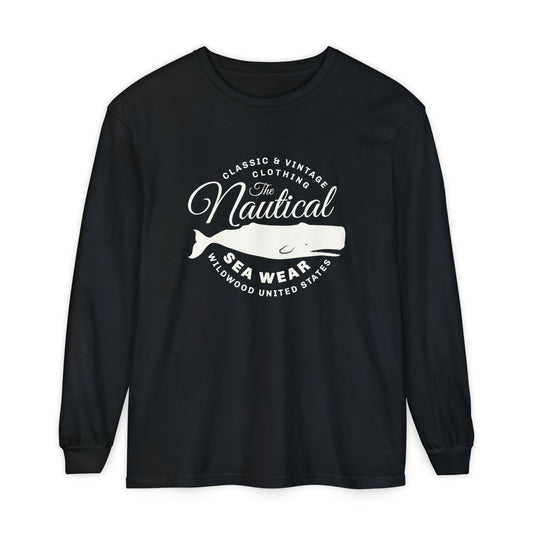 Shop unique Nautical Sea Wear Whale Long Sleeve T-Shirt for Casual Wear—a comfortable, ocean-inspired layer for everyday style. Refresh your wardrobe with the Nautical Sea Wear Whale Long Sleeve T-Shirt for Casual Wear, made for laid-back coastal style. Buy Nautical Sea Wear Whale Long Sleeve T-Shirt for Casual Wear, featuring a coastal-inspired design and all-day comfort.