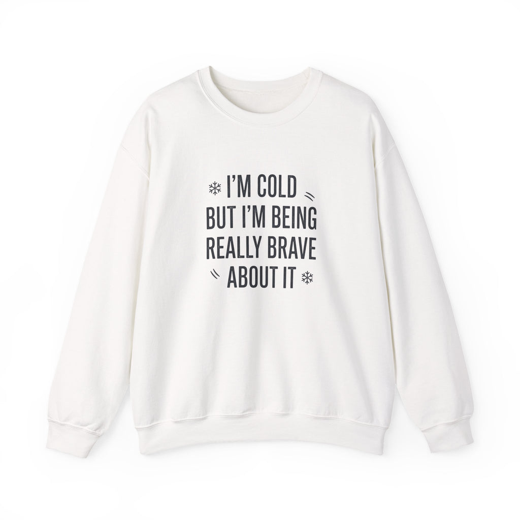 Stay warm and stand tall in a Funny Cold Weather Sweatshirt with Brave Spirit Casual Wear—an ideal layer for chilly adventures and fearless humor. Shop a Funny Cold Weather Sweatshirt with Brave Spirit, made for frosty days, bold laughs, and cozy comfort wherever winter takes you. Buy a Funny Cold Weather Sweatshirt with Brave Spirit that pairs soft warmth with a witty, confident look for cold-day style.