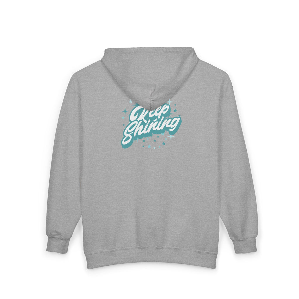 Shop Keep Shining Typography Script Graphic Zip Hoodie Casual Wear for an eye-catching, easy-to-layer look that adds positivity to your wardrobe. Express your style with the Keep Shining Typography Script Graphic Zip Hoodie, a versatile layer featuring an uplifting graphic statement. Keep Shining Typography Script Graphic Zip Hoodie delivers cozy comfort and bold style for everyday layering. Shop this standout hoodie today.