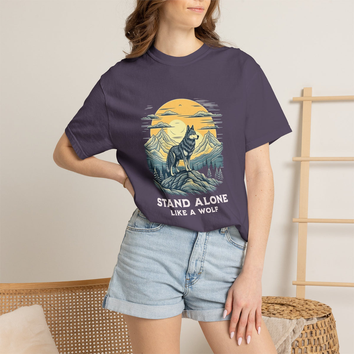 Stand Alone Like A Wolf T-Shirt for Casual Wear delivers bold style, soft comfort, and an effortless fit for everyday confidence. Shop the Stand Alone Like A Wolf T-Shirt for Casual Wear for a comfortable, versatile graphic tee that elevates any laid-back look. Find your edge with the Stand Alone Like A Wolf T-Shirt for Casual Wear, made for relaxed comfort and standout street-ready style.