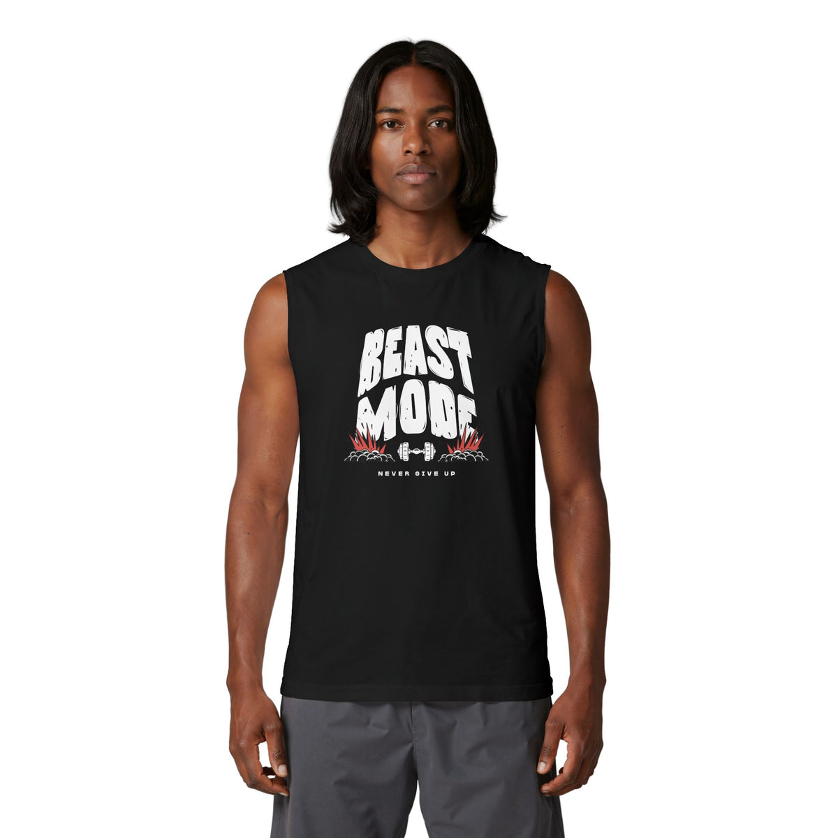 Shop the Beast Mode Gym Workout Unisex Jersey Muscle Tank Top Activewear for a comfortable, unisex fit that brings fierce energy to every workout. Power every rep in the Beast Mode Gym Workout Unisex Jersey Muscle Tank Top, built for breathable comfort, bold style, and training confidence. Train hard and stand out with the Beast Mode Gym Workout Unisex Jersey Muscle Tank Top—your go-to layer for lifting, cardio, and everyday wear.
