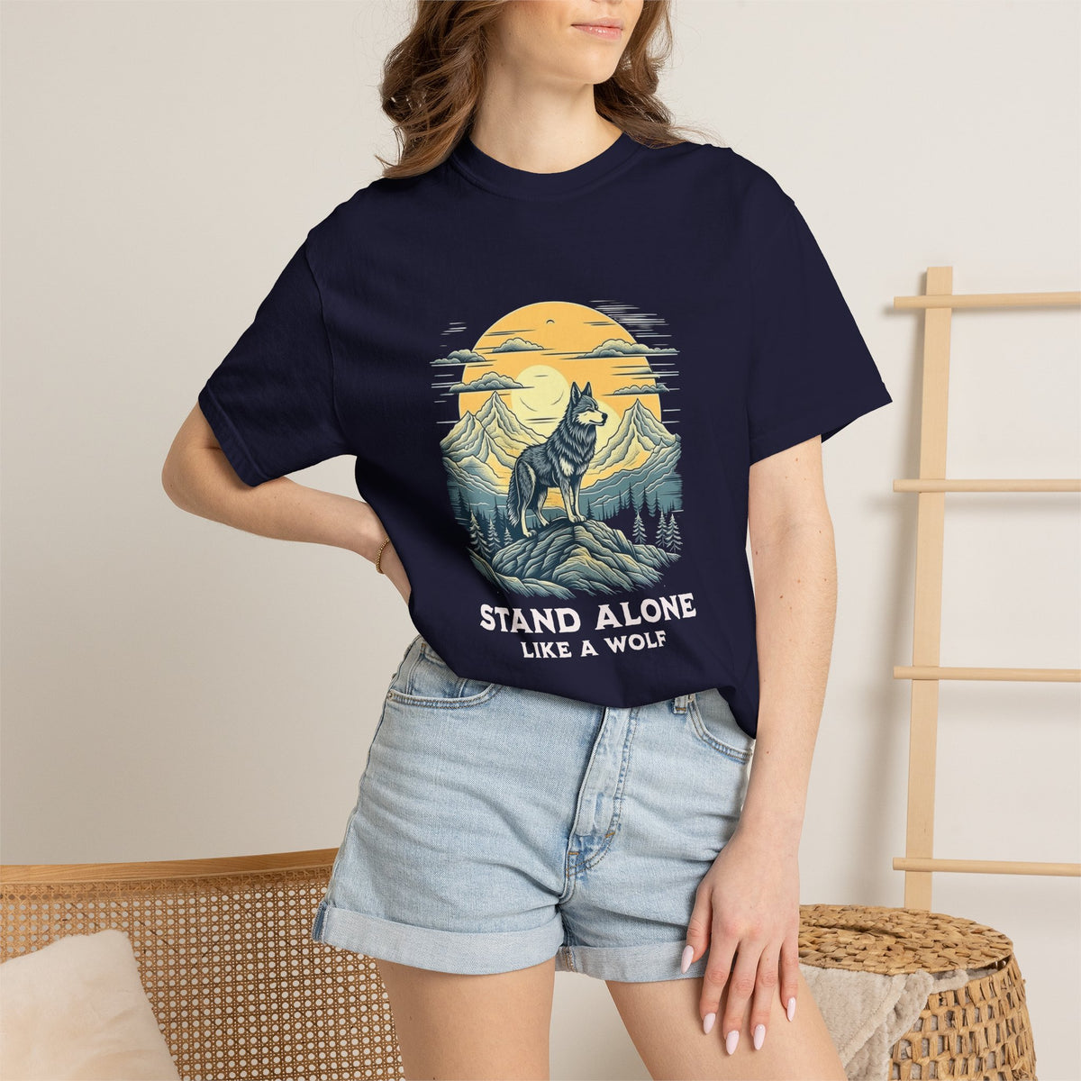 Stand Alone Like A Wolf T-Shirt for Casual Wear delivers bold style, soft comfort, and an effortless fit for everyday confidence. Shop the Stand Alone Like A Wolf T-Shirt for Casual Wear for a comfortable, versatile graphic tee that elevates any laid-back look. Find your edge with the Stand Alone Like A Wolf T-Shirt for Casual Wear, made for relaxed comfort and standout street-ready style.