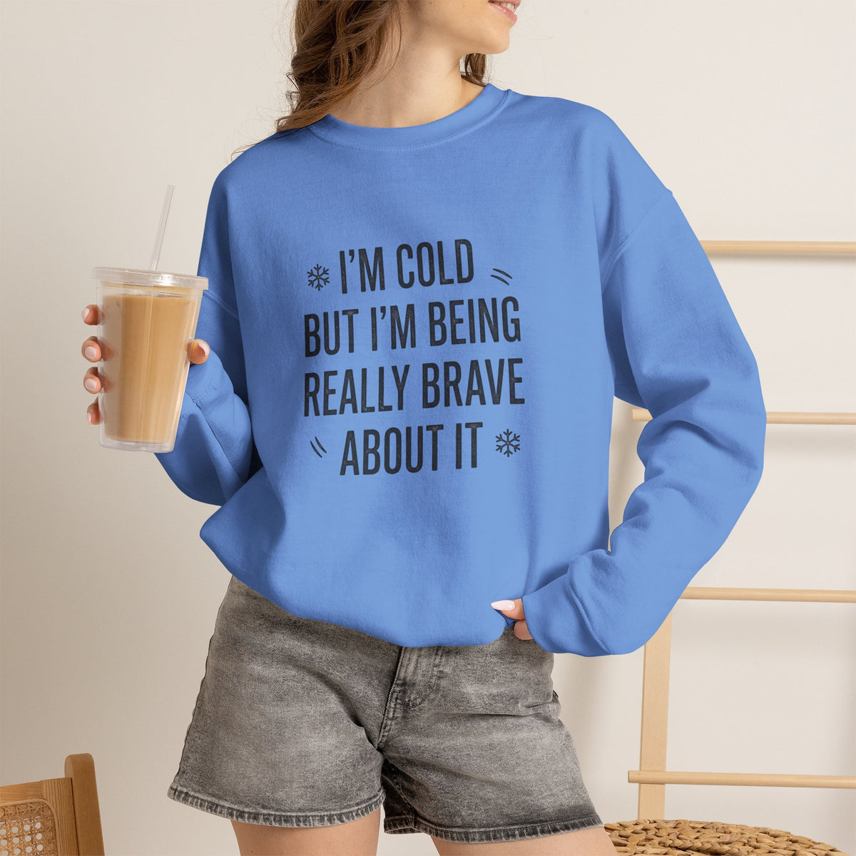 Stay warm and stand tall in a Funny Cold Weather Sweatshirt with Brave Spirit Casual Wear—an ideal layer for chilly adventures and fearless humor. Shop a Funny Cold Weather Sweatshirt with Brave Spirit, made for frosty days, bold laughs, and cozy comfort wherever winter takes you. Buy a Funny Cold Weather Sweatshirt with Brave Spirit that pairs soft warmth with a witty, confident look for cold-day style.