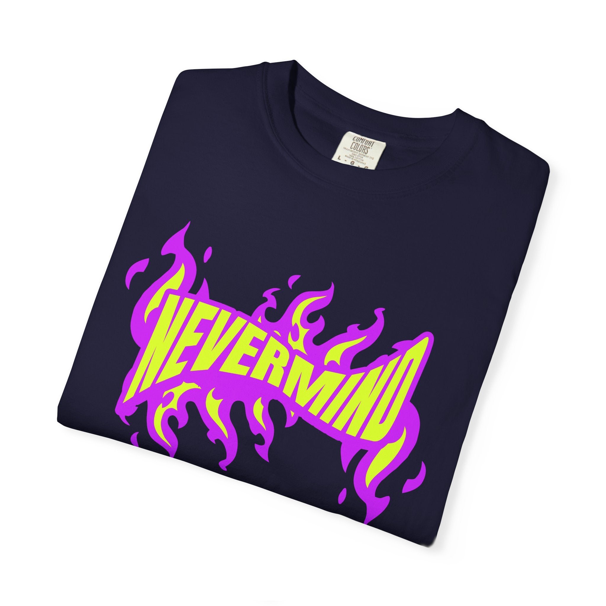 Never Mind Flames Typography Lettering T-Shirt Casual Wear Shop the Never Mind Flames Typography Lettering T-Shirt Casual Wear, featuring bold flame-inspired graphics and an easy everyday fit. Elevate your look with the Never Mind Flames Typography Lettering T-Shirt Casual Wear, a bold graphic tee for standout street style. Never Mind Flames Typography Lettering T-Shirt Casual Wear, blending fiery graphics with relaxed comfort for casual outfits and everyday streetwear.