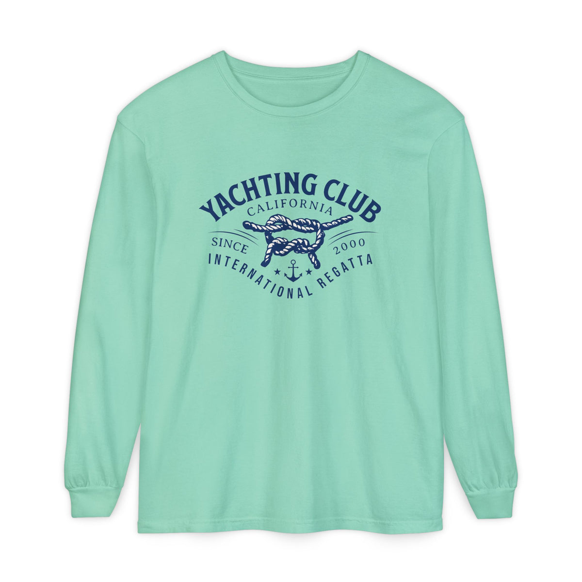 Shop unique Yachting Club California Regatta Long Sleeve Tee Shirt Casual Wear, designed for laid-back coastal style, comfort, and versatile wear. Get the Yachting Club California Regatta Long Sleeve Shirt and bring timeless sailing-inspired style to your casual wardrobe. Buy Yachting Club California Regatta Long Sleeve Tee Shirt for a classic nautical look, breathable comfort, and easy everyday style.