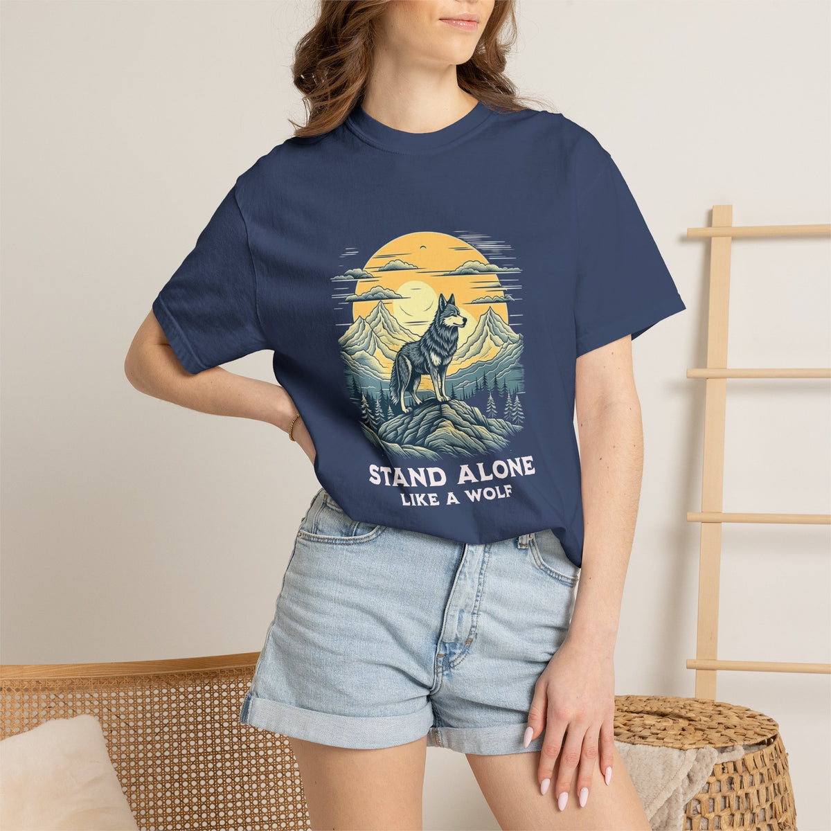 Stand Alone Like A Wolf T-Shirt for Casual Wear delivers bold style, soft comfort, and an effortless fit for everyday confidence. Shop the Stand Alone Like A Wolf T-Shirt for Casual Wear for a comfortable, versatile graphic tee that elevates any laid-back look. Find your edge with the Stand Alone Like A Wolf T-Shirt for Casual Wear, made for relaxed comfort and standout street-ready style.