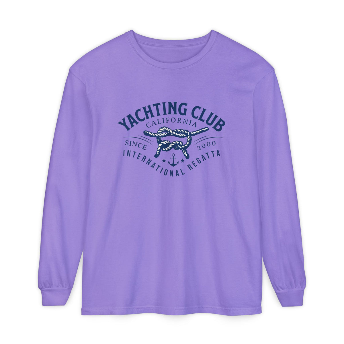 Shop unique Yachting Club California Regatta Long Sleeve Tee Shirt Casual Wear, designed for laid-back coastal style, comfort, and versatile wear. Get the Yachting Club California Regatta Long Sleeve Shirt and bring timeless sailing-inspired style to your casual wardrobe. Buy Yachting Club California Regatta Long Sleeve Tee Shirt for a classic nautical look, breathable comfort, and easy everyday style.