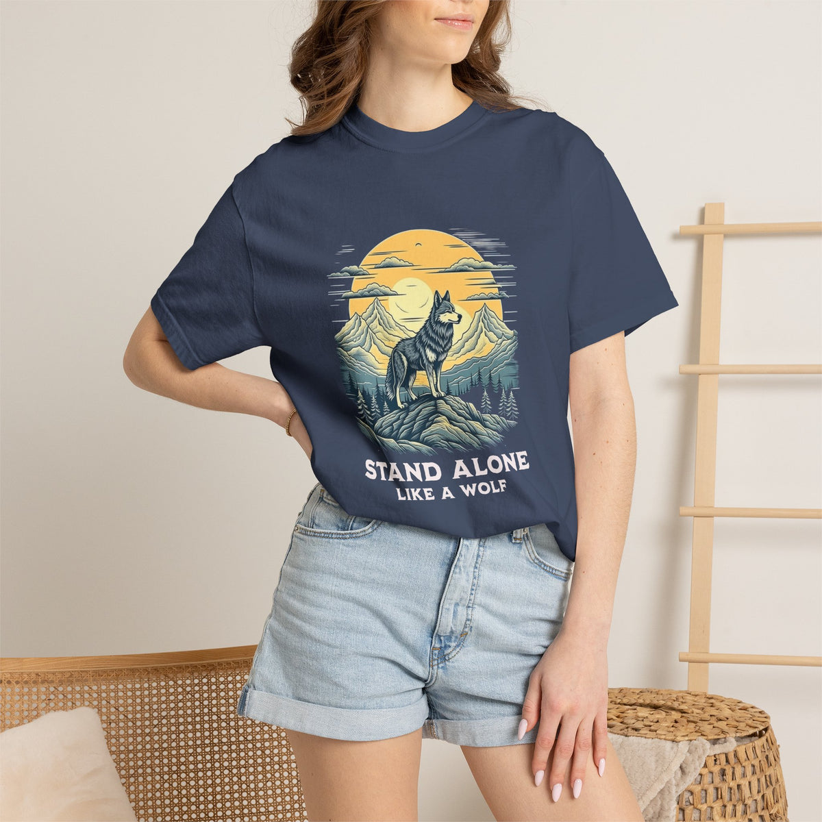 Stand Alone Like A Wolf T-Shirt for Casual Wear delivers bold style, soft comfort, and an effortless fit for everyday confidence. Shop the Stand Alone Like A Wolf T-Shirt for Casual Wear for a comfortable, versatile graphic tee that elevates any laid-back look. Find your edge with the Stand Alone Like A Wolf T-Shirt for Casual Wear, made for relaxed comfort and standout street-ready style.