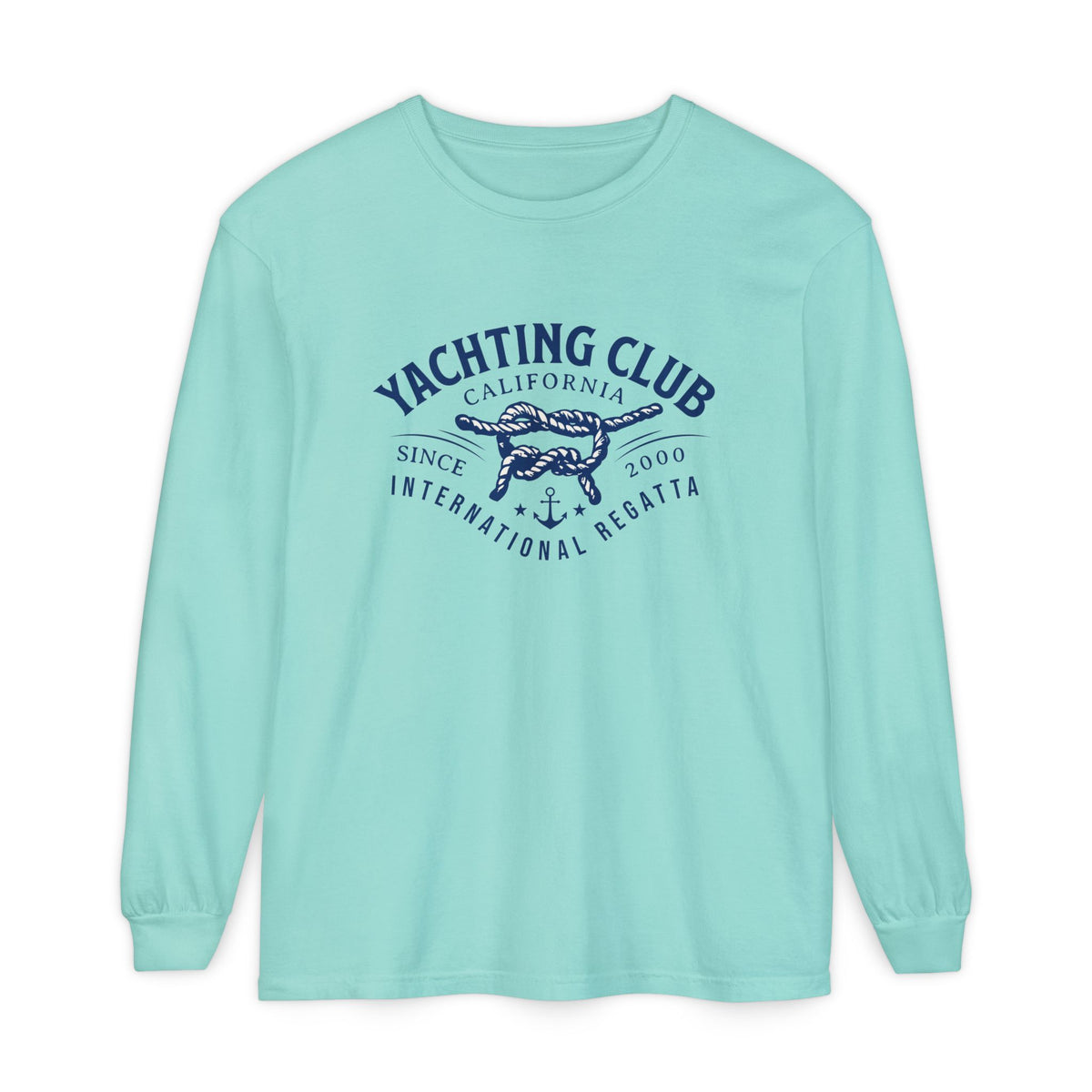 Shop unique Yachting Club California Regatta Long Sleeve Tee Shirt Casual Wear, designed for laid-back coastal style, comfort, and versatile wear. Get the Yachting Club California Regatta Long Sleeve Shirt and bring timeless sailing-inspired style to your casual wardrobe. Buy Yachting Club California Regatta Long Sleeve Tee Shirt for a classic nautical look, breathable comfort, and easy everyday style.