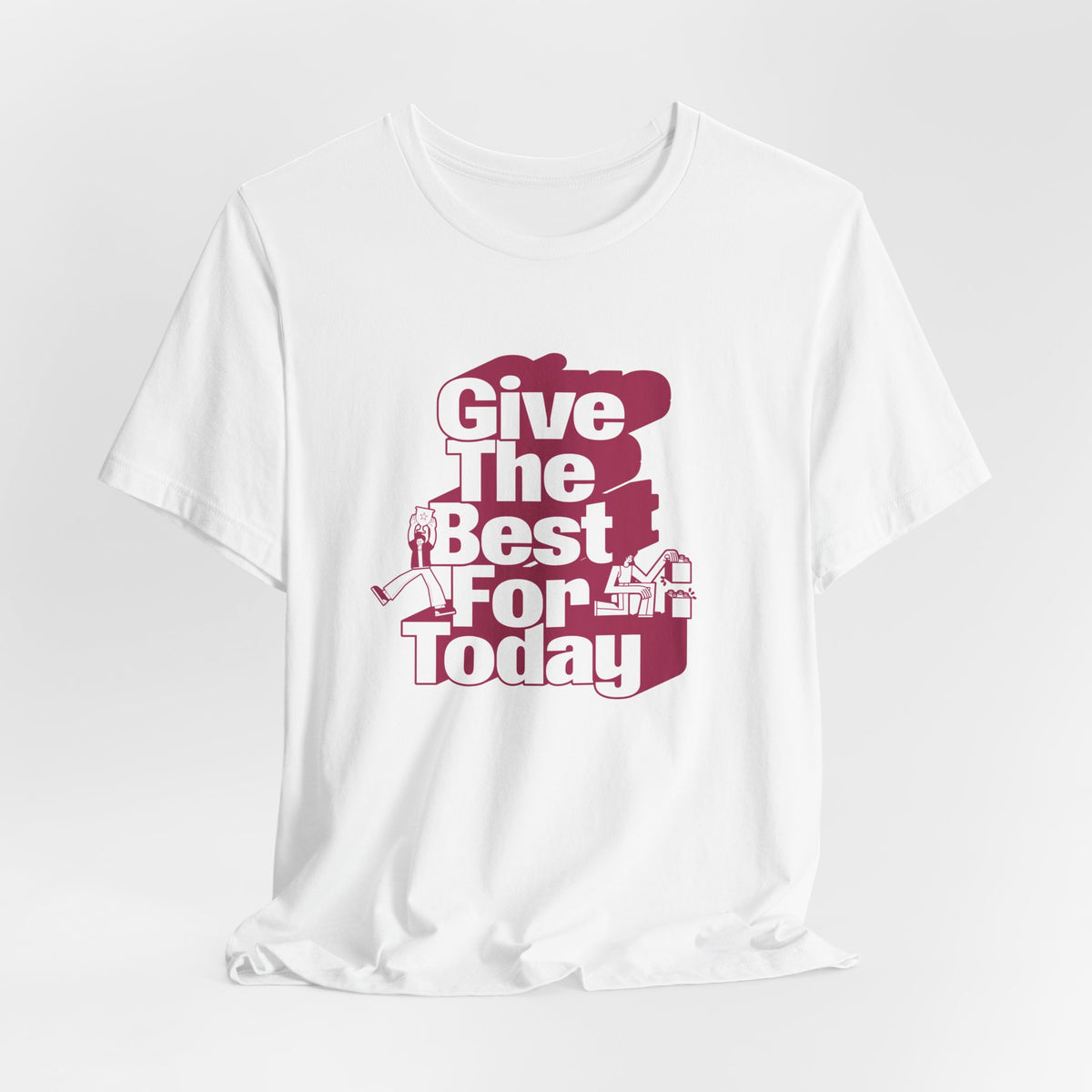 Give The Best For Today Motivational Quote T-Shirt Casual Outfits Wear your mindset with the Give The Best For Today Motivational Quote T-Shirt, featuring an inspiring message for everyday motivation. Shop the Give The Best For Today Motivational Quote T-Shirt, a comfortable, uplifting tee designed to inspire positive action every day. Buy the Give The Best For Today Motivational Quote T-Shirt—a stylish daily reminder to stay focused, optimistic, and ready to do your best.
