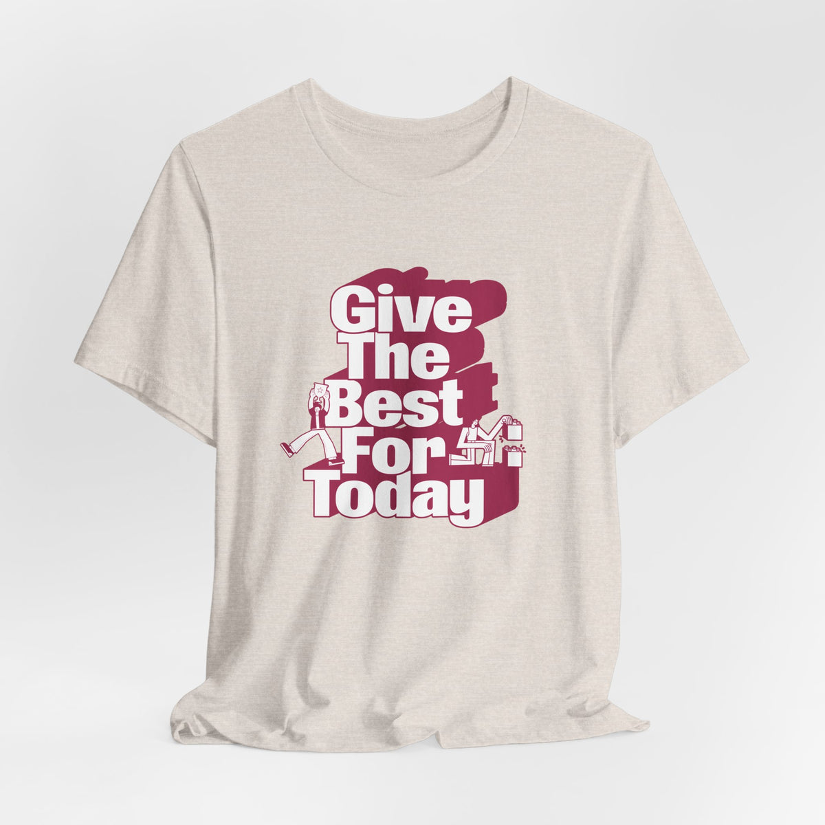 Give The Best For Today Motivational Quote T-Shirt Casual Outfits Wear your mindset with the Give The Best For Today Motivational Quote T-Shirt, featuring an inspiring message for everyday motivation. Shop the Give The Best For Today Motivational Quote T-Shirt, a comfortable, uplifting tee designed to inspire positive action every day. Buy the Give The Best For Today Motivational Quote T-Shirt—a stylish daily reminder to stay focused, optimistic, and ready to do your best.