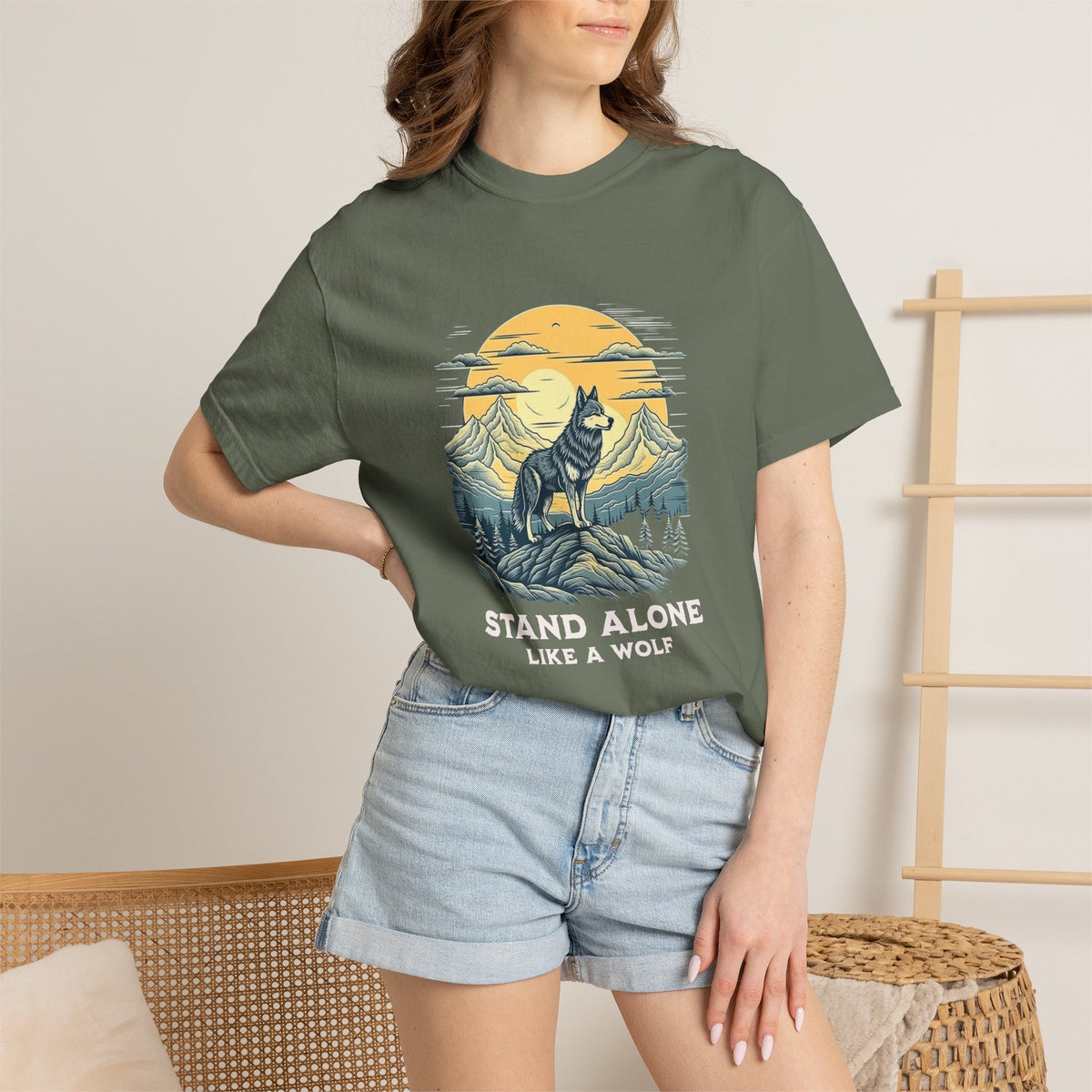 Stand Alone Like A Wolf T-Shirt for Casual Wear delivers bold style, soft comfort, and an effortless fit for everyday confidence. Shop the Stand Alone Like A Wolf T-Shirt for Casual Wear for a comfortable, versatile graphic tee that elevates any laid-back look. Find your edge with the Stand Alone Like A Wolf T-Shirt for Casual Wear, made for relaxed comfort and standout street-ready style.