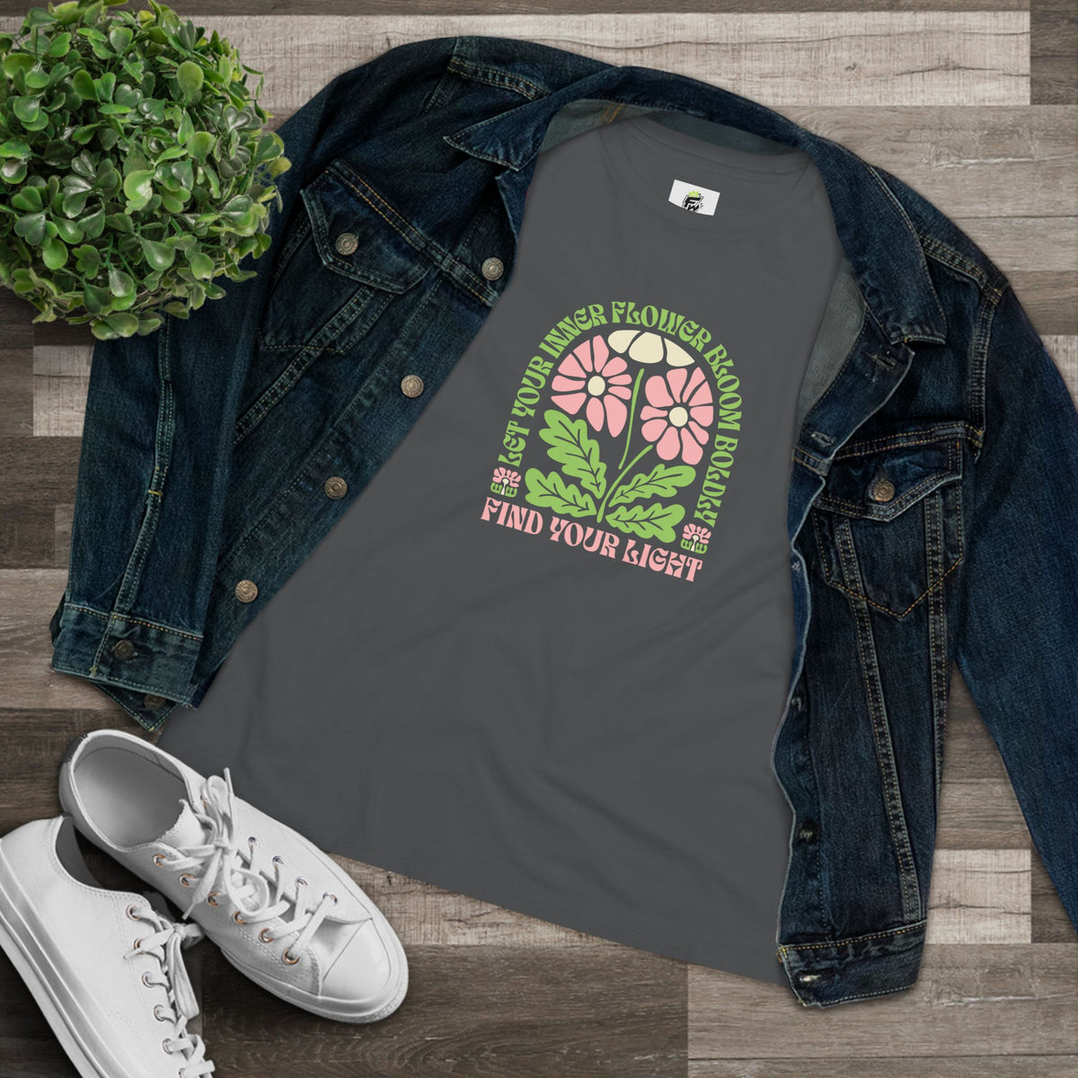 Let Your Inner Flower Bloom Boldly Groovy Women's Relaxed T-Shirt Let Your Inner Flower Bloom Boldly Groovy Women's T-Shirt brings retro floral flair and comfy style to your everyday wardrobe. Express your free spirit in the Let Your Inner Flower Bloom Boldly Groovy Women's T-Shirt, a vibrant retro tee made for standout style. Shop the Let Your Inner Flower Bloom Boldly Groovy Women's T-Shirt for a playful vintage-inspired look full of color, confidence, and charm.