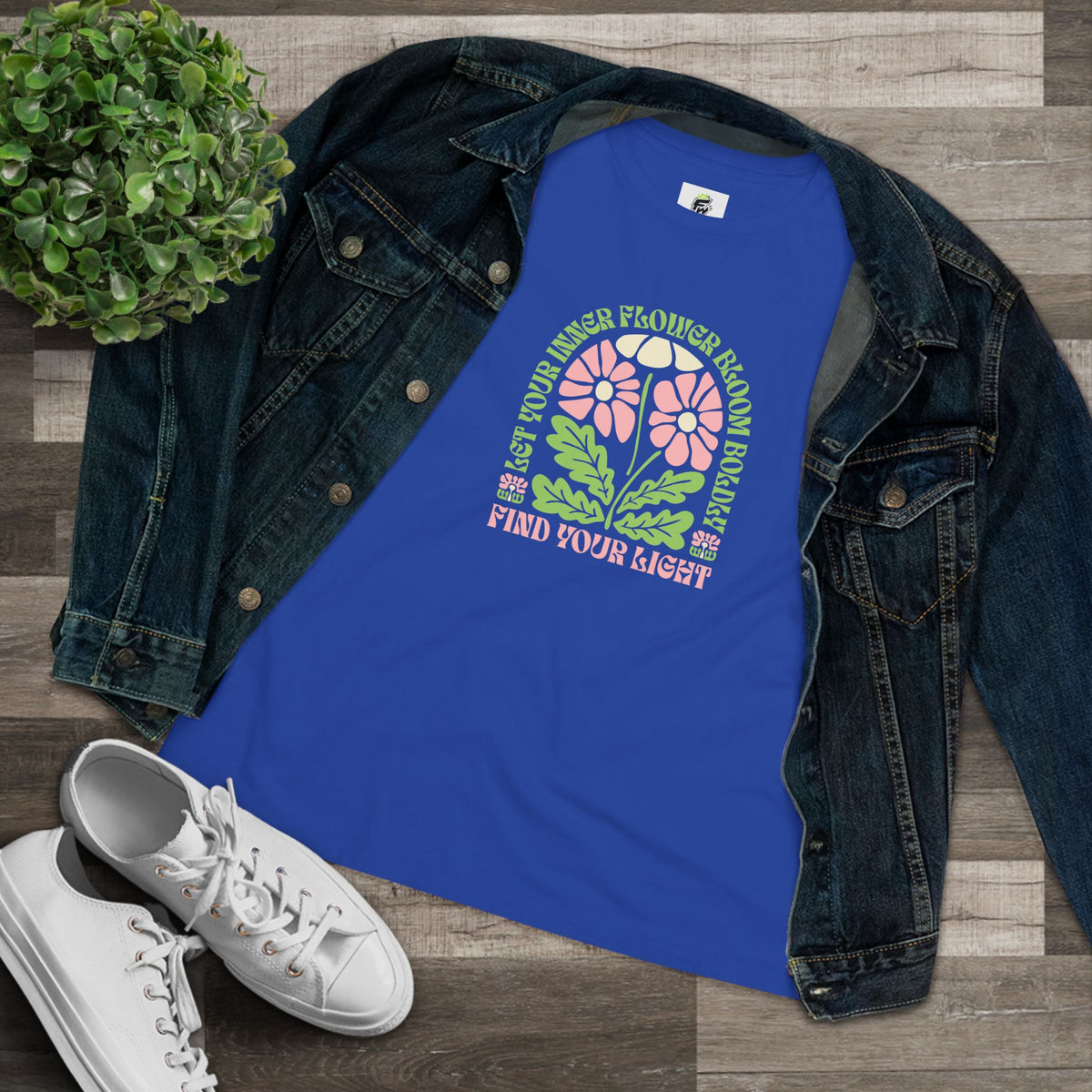 Let Your Inner Flower Bloom Boldly Groovy Women's Relaxed T-Shirt Let Your Inner Flower Bloom Boldly Groovy Women's T-Shirt brings retro floral flair and comfy style to your everyday wardrobe. Express your free spirit in the Let Your Inner Flower Bloom Boldly Groovy Women's T-Shirt, a vibrant retro tee made for standout style. Shop the Let Your Inner Flower Bloom Boldly Groovy Women's T-Shirt for a playful vintage-inspired look full of color, confidence, and charm.