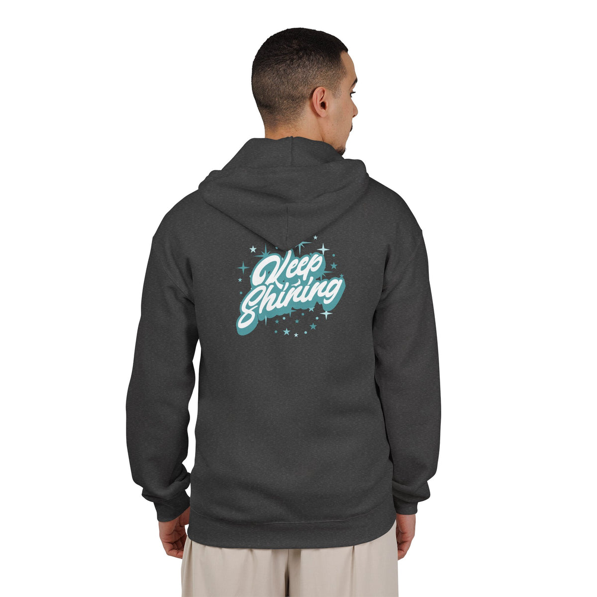 Shop Keep Shining Typography Script Graphic Zip Hoodie Casual Wear for an eye-catching, easy-to-layer look that adds positivity to your wardrobe. Express your style with the Keep Shining Typography Script Graphic Zip Hoodie, a versatile layer featuring an uplifting graphic statement. Keep Shining Typography Script Graphic Zip Hoodie delivers cozy comfort and bold style for everyday layering. Shop this standout hoodie today.