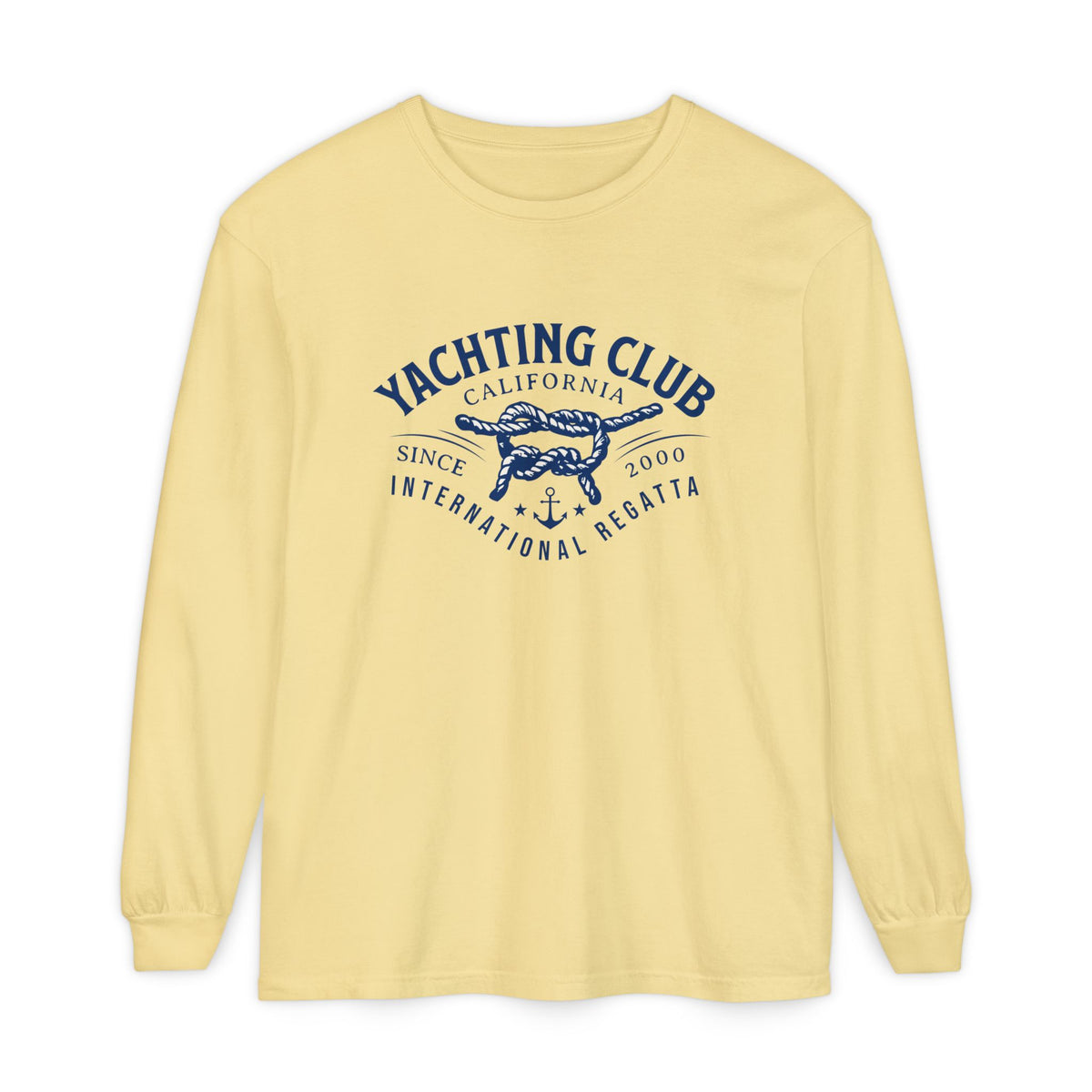 Shop unique Yachting Club California Regatta Long Sleeve Tee Shirt Casual Wear, designed for laid-back coastal style, comfort, and versatile wear. Get the Yachting Club California Regatta Long Sleeve Shirt and bring timeless sailing-inspired style to your casual wardrobe. Buy Yachting Club California Regatta Long Sleeve Tee Shirt for a classic nautical look, breathable comfort, and easy everyday style.