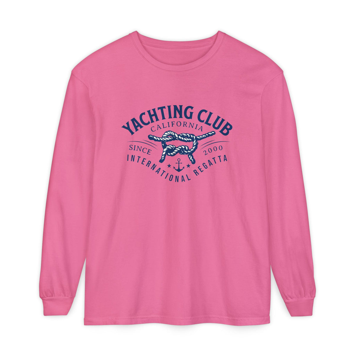 Shop unique Yachting Club California Regatta Long Sleeve Tee Shirt Casual Wear, designed for laid-back coastal style, comfort, and versatile wear. Get the Yachting Club California Regatta Long Sleeve Shirt and bring timeless sailing-inspired style to your casual wardrobe. Buy Yachting Club California Regatta Long Sleeve Tee Shirt for a classic nautical look, breathable comfort, and easy everyday style.