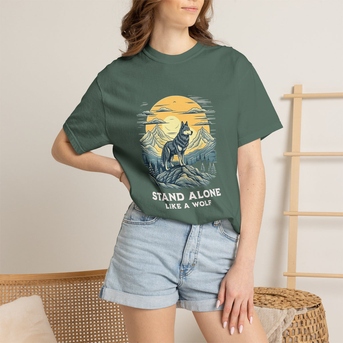 Stand Alone Like A Wolf T-Shirt for Casual Wear delivers bold style, soft comfort, and an effortless fit for everyday confidence. Shop the Stand Alone Like A Wolf T-Shirt for Casual Wear for a comfortable, versatile graphic tee that elevates any laid-back look. Find your edge with the Stand Alone Like A Wolf T-Shirt for Casual Wear, made for relaxed comfort and standout street-ready style.
