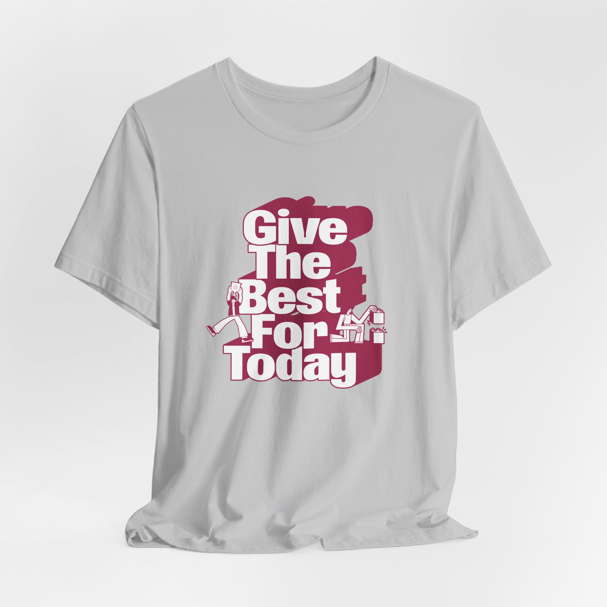 Give The Best For Today Motivational Quote T-Shirt Casual Outfits Wear your mindset with the Give The Best For Today Motivational Quote T-Shirt, featuring an inspiring message for everyday motivation. Shop the Give The Best For Today Motivational Quote T-Shirt, a comfortable, uplifting tee designed to inspire positive action every day. Buy the Give The Best For Today Motivational Quote T-Shirt—a stylish daily reminder to stay focused, optimistic, and ready to do your best.
