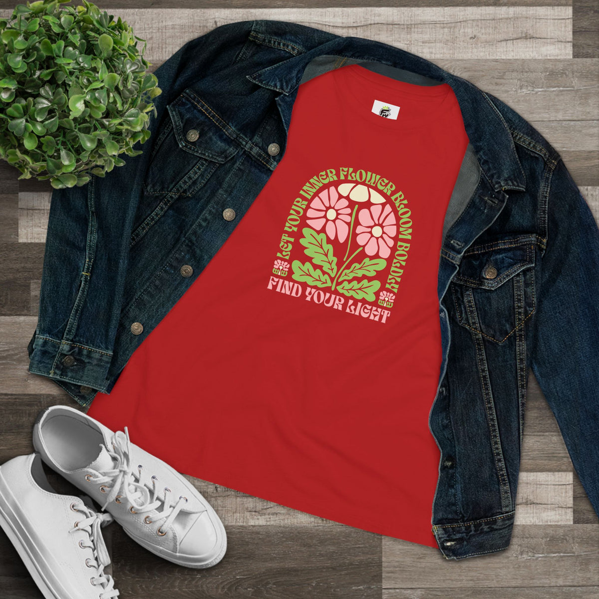 Let Your Inner Flower Bloom Boldly Groovy Women's Relaxed T-Shirt Let Your Inner Flower Bloom Boldly Groovy Women's T-Shirt brings retro floral flair and comfy style to your everyday wardrobe. Express your free spirit in the Let Your Inner Flower Bloom Boldly Groovy Women's T-Shirt, a vibrant retro tee made for standout style. Shop the Let Your Inner Flower Bloom Boldly Groovy Women's T-Shirt for a playful vintage-inspired look full of color, confidence, and charm.