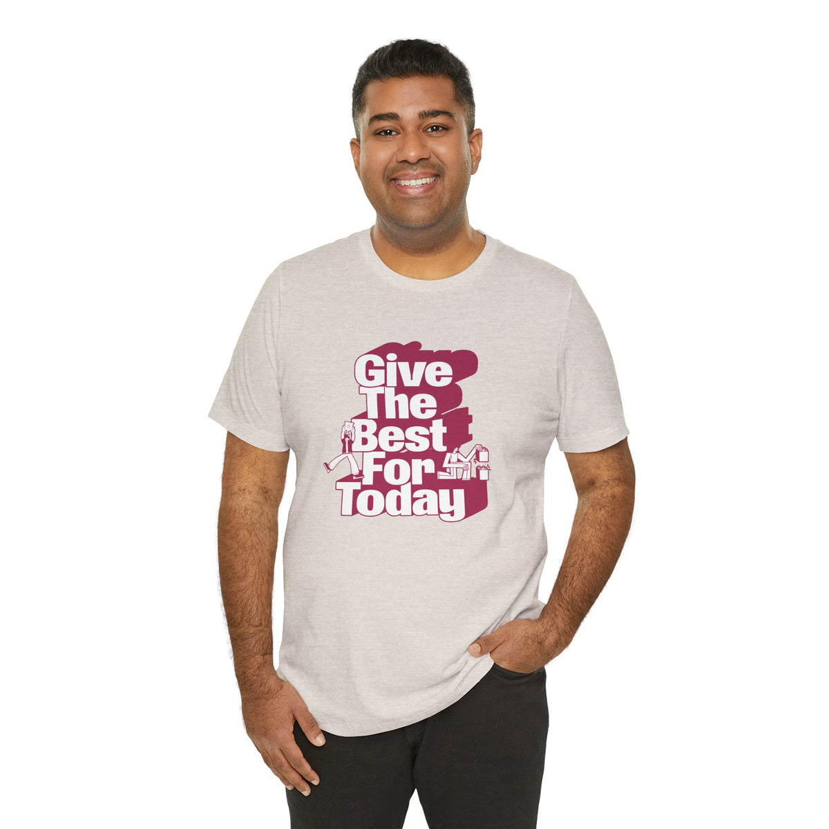 Give The Best For Today Motivational Quote T-Shirt Casual Outfits Wear your mindset with the Give The Best For Today Motivational Quote T-Shirt, featuring an inspiring message for everyday motivation. Shop the Give The Best For Today Motivational Quote T-Shirt, a comfortable, uplifting tee designed to inspire positive action every day. Buy the Give The Best For Today Motivational Quote T-Shirt—a stylish daily reminder to stay focused, optimistic, and ready to do your best.