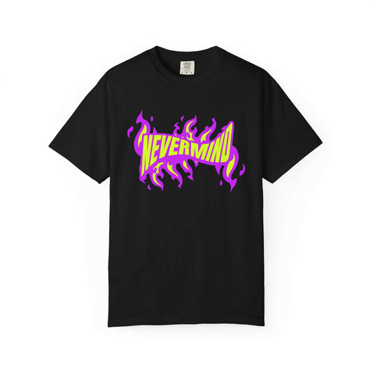 Never Mind Flames Typography Lettering T-Shirt Casual Wear Shop the Never Mind Flames Typography Lettering T-Shirt Casual Wear, featuring bold flame-inspired graphics and an easy everyday fit. Elevate your look with the Never Mind Flames Typography Lettering T-Shirt Casual Wear, a bold graphic tee for standout street style. Never Mind Flames Typography Lettering T-Shirt Casual Wear, blending fiery graphics with relaxed comfort for casual outfits and everyday streetwear.