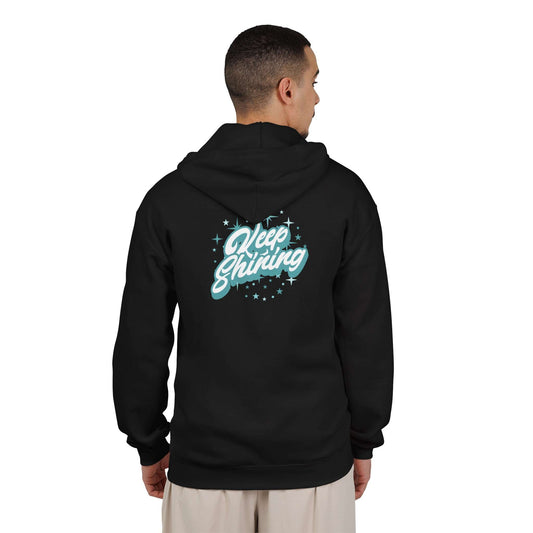 Shop Keep Shining Typography Script Graphic Zip Hoodie Casual Wear for an eye-catching, easy-to-layer look that adds positivity to your wardrobe. Express your style with the Keep Shining Typography Script Graphic Zip Hoodie, a versatile layer featuring an uplifting graphic statement. Keep Shining Typography Script Graphic Zip Hoodie delivers cozy comfort and bold style for everyday layering. Shop this standout hoodie today.