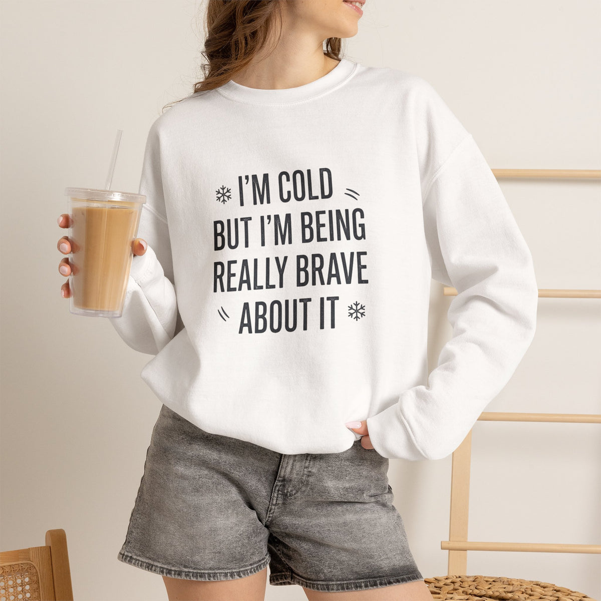 Stay warm and stand tall in a Funny Cold Weather Sweatshirt with Brave Spirit Casual Wear—an ideal layer for chilly adventures and fearless humor. Shop a Funny Cold Weather Sweatshirt with Brave Spirit, made for frosty days, bold laughs, and cozy comfort wherever winter takes you. Buy a Funny Cold Weather Sweatshirt with Brave Spirit that pairs soft warmth with a witty, confident look for cold-day style.