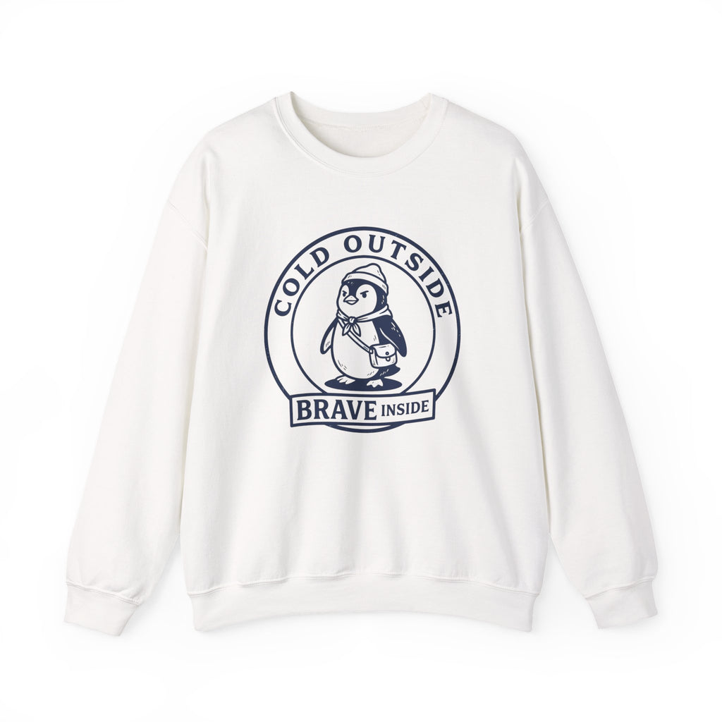 Shop Unique Cold Outside Brave Inside Crewneck Sweatshirt Casual Wear for a cozy, meaningful layer that brings warmth and courage to your wardrobe. Stay cozy and confident in the Cold Outside Brave Inside Crewneck Sweatshirt, a warm everyday layer made for bold winter style. Embrace chilly days with the Cold Outside Brave Inside Crewneck Sweatshirt—soft, comfortable, and designed to inspire confidence.