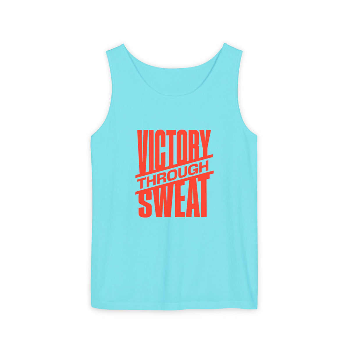 Victory Through Sweat Gym Tank Top for Active Wear Power every workout in the Victory Through Sweat Gym Tank Top for Active Wear, designed for breathable comfort, unrestricted movement, and bold style. Train harder in the Victory Through Sweat Gym Tank Top for Active Wear, combining a lightweight feel, easy mobility, and gym-ready confidence. Buy Victory Through Sweat Gym Tank Top for Active Wear—your go-to layer for intense training, everyday comfort, and standout motivation.