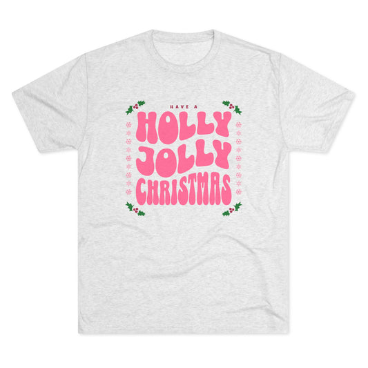 Holly Jolly Christmas Unisex Tri-Blend Crew Tee Festive Wear Celebrate in the Holly Jolly Christmas Unisex Tri-Blend Crew Tee Festive Wear—a soft, stylish holiday tee for parties, gifting, and cozy moments. Bring festive cheer to your wardrobe with the Holly Jolly Christmas Unisex Tri-Blend Crew Tee Festive Wear. Enjoy comfort all season long. Shop the Holly Jolly Christmas Unisex Tri-Blend Crew Tee Festive Wear, with a soft feel and cheerful holiday style for every celebration.