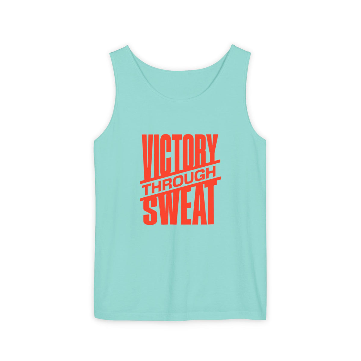 Victory Through Sweat Gym Tank Top for Active Wear Power every workout in the Victory Through Sweat Gym Tank Top for Active Wear, designed for breathable comfort, unrestricted movement, and bold style. Train harder in the Victory Through Sweat Gym Tank Top for Active Wear, combining a lightweight feel, easy mobility, and gym-ready confidence. Buy Victory Through Sweat Gym Tank Top for Active Wear—your go-to layer for intense training, everyday comfort, and standout motivation.