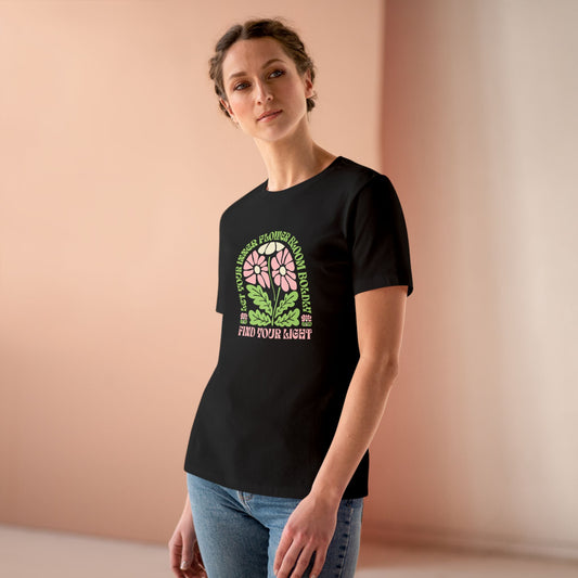 Let Your Inner Flower Bloom Boldly Groovy Women's Relaxed T-Shirt Let Your Inner Flower Bloom Boldly Groovy Women's T-Shirt brings retro floral flair and comfy style to your everyday wardrobe. Express your free spirit in the Let Your Inner Flower Bloom Boldly Groovy Women's T-Shirt, a vibrant retro tee made for standout style. Shop the Let Your Inner Flower Bloom Boldly Groovy Women's T-Shirt for a playful vintage-inspired look full of color, confidence, and charm.