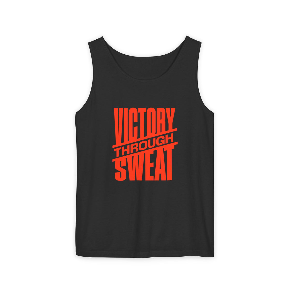 Victory Through Sweat Gym Tank Top for Active Wear Power every workout in the Victory Through Sweat Gym Tank Top for Active Wear, designed for breathable comfort, unrestricted movement, and bold style. Train harder in the Victory Through Sweat Gym Tank Top for Active Wear, combining a lightweight feel, easy mobility, and gym-ready confidence. Buy Victory Through Sweat Gym Tank Top for Active Wear—your go-to layer for intense training, everyday comfort, and standout motivation.