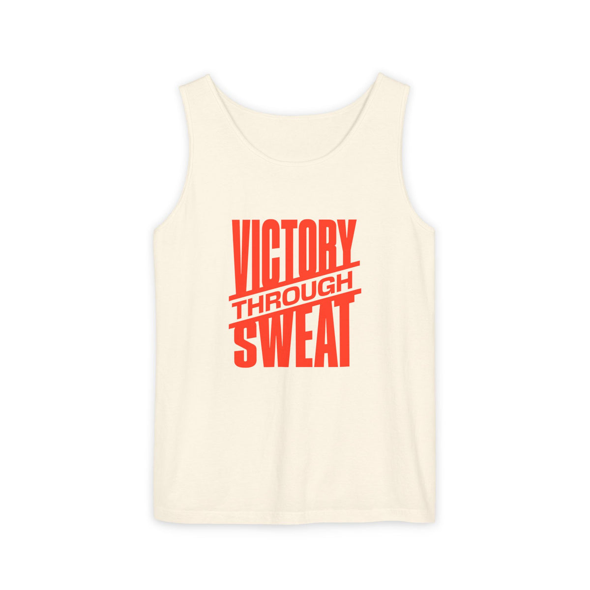 Victory Through Sweat Gym Tank Top for Active Wear Power every workout in the Victory Through Sweat Gym Tank Top for Active Wear, designed for breathable comfort, unrestricted movement, and bold style. Train harder in the Victory Through Sweat Gym Tank Top for Active Wear, combining a lightweight feel, easy mobility, and gym-ready confidence. Buy Victory Through Sweat Gym Tank Top for Active Wear—your go-to layer for intense training, everyday comfort, and standout motivation.