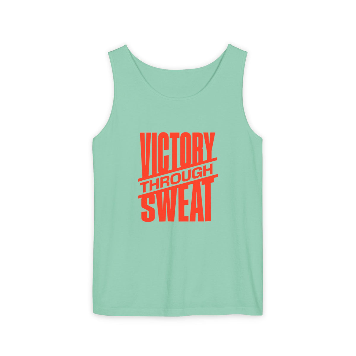 Victory Through Sweat Gym Tank Top for Active Wear Power every workout in the Victory Through Sweat Gym Tank Top for Active Wear, designed for breathable comfort, unrestricted movement, and bold style. Train harder in the Victory Through Sweat Gym Tank Top for Active Wear, combining a lightweight feel, easy mobility, and gym-ready confidence. Buy Victory Through Sweat Gym Tank Top for Active Wear—your go-to layer for intense training, everyday comfort, and standout motivation.
