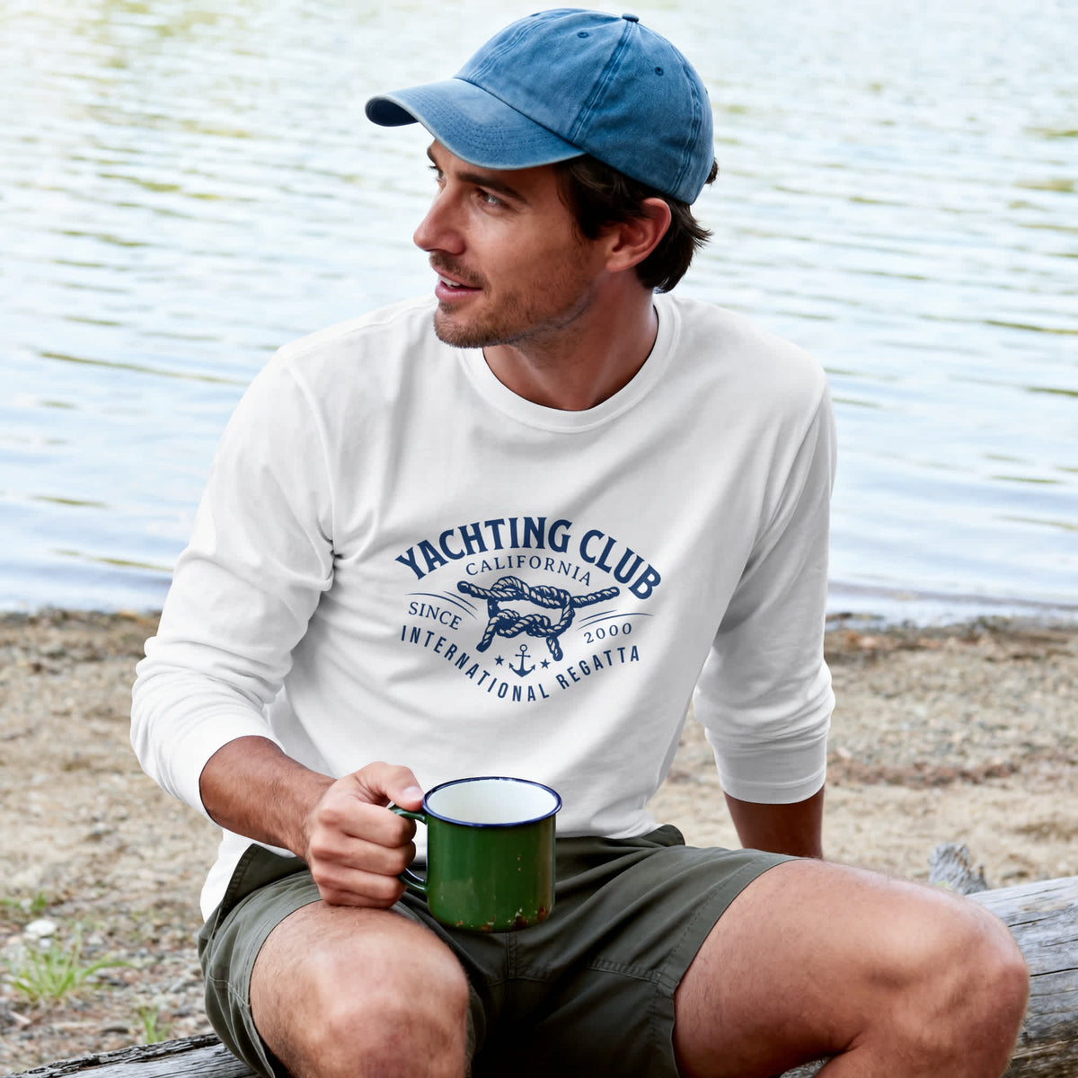 Shop unique Yachting Club California Regatta Long Sleeve Tee Shirt Casual Wear, designed for laid-back coastal style, comfort, and versatile wear. Get the Yachting Club California Regatta Long Sleeve Shirt and bring timeless sailing-inspired style to your casual wardrobe. Buy Yachting Club California Regatta Long Sleeve Tee Shirt for a classic nautical look, breathable comfort, and easy everyday style.
