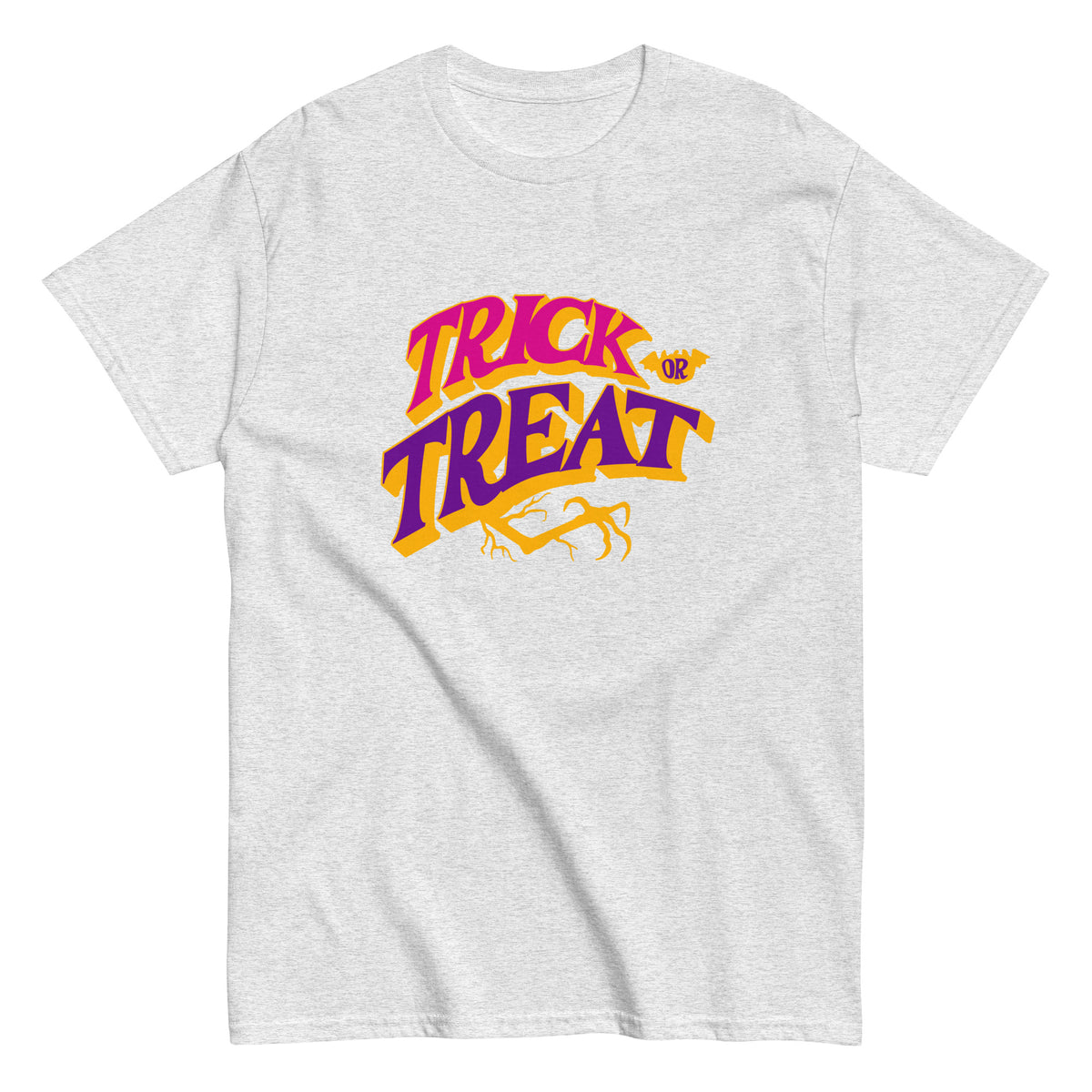 Buy Trick or Treat Halloween Graphic T-Shirt Casual Wear styles for festive comfort, playful looks, and spooky-season celebrations. Shop Trick or Treat Halloween Graphic T-Shirt Casual Wear for an easy, fun outfit that brings bold Halloween spirit to any gathering. Purchase Trick or Treat Halloween Graphic T-Shirt Casual Wear designs made for cozy fall days, costume parties, and festive everyday style.