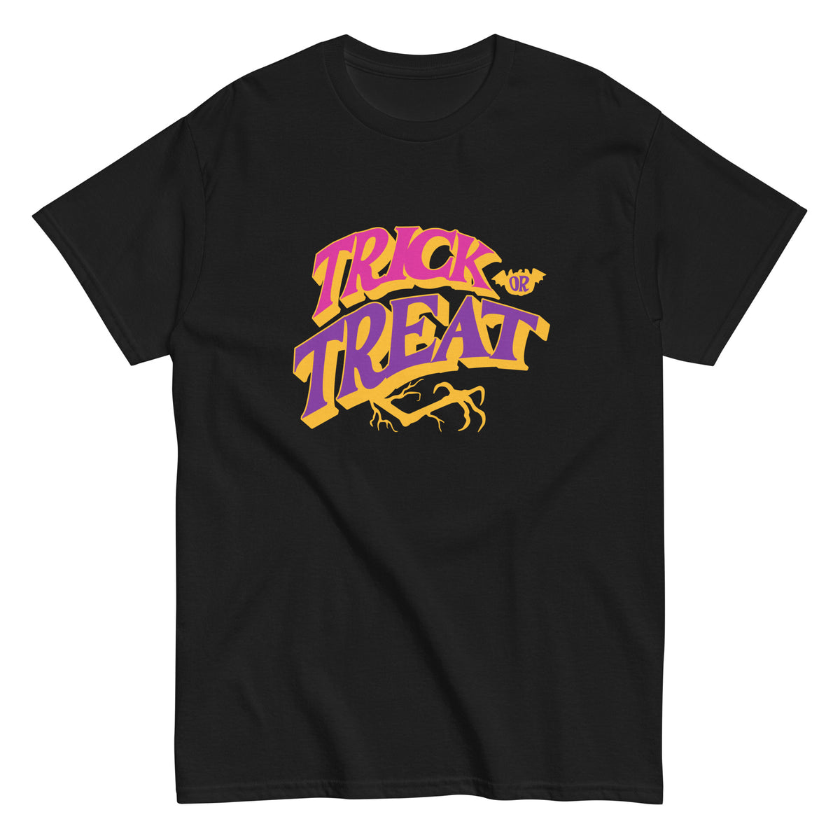 Shop Trick or Treat Halloween Graphic T-Shirt Casual Wear styles for festive comfort, playful looks, and spooky-season celebrations. Shop Trick or Treat Halloween Graphic T-Shirt Casual Wear for an easy, fun outfit that brings bold Halloween spirit to any gathering. Shop Trick or Treat Halloween Graphic T-Shirt Casual Wear designs made for cozy fall days, costume parties, and festive everyday style.